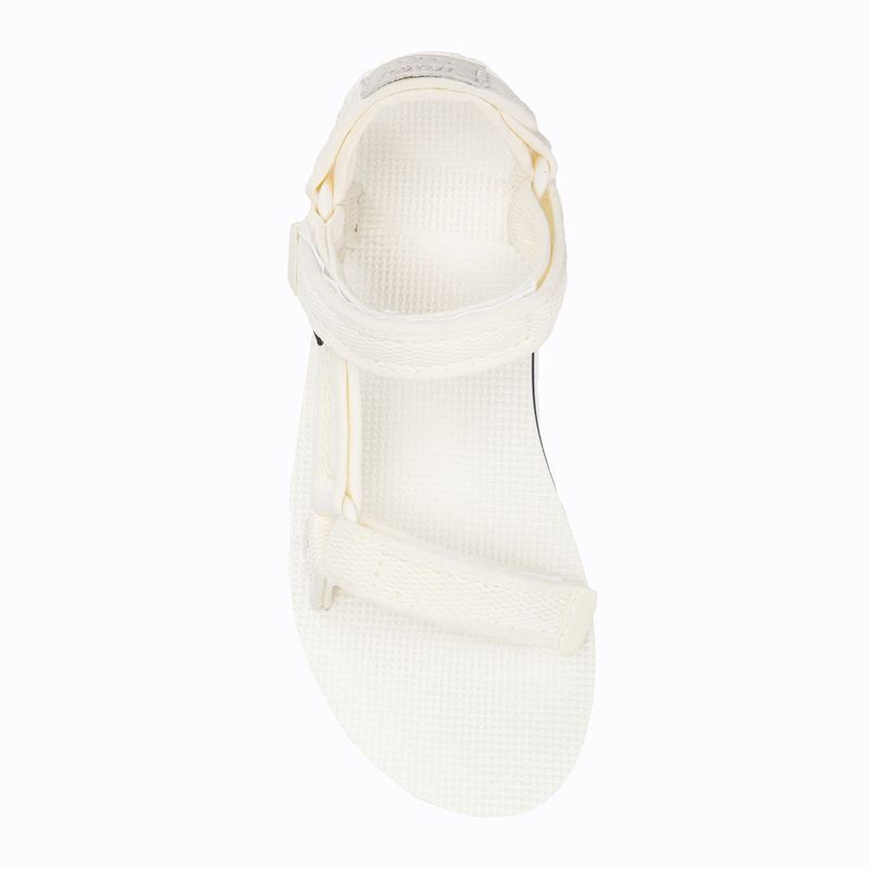 Sandale de drumeție pentru femei Teva Flatform Universal Mesh Print alb strălucitor