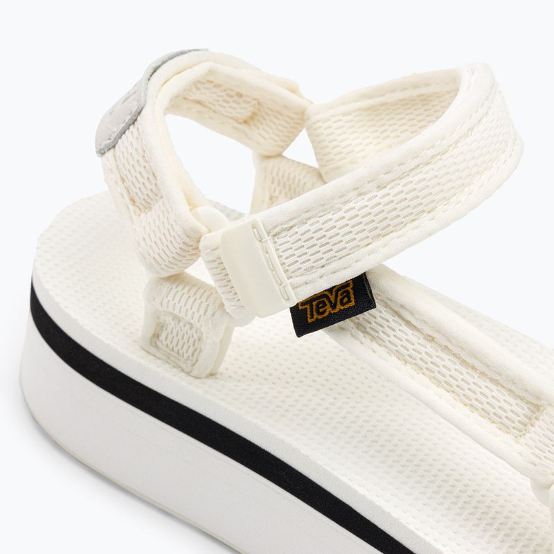 Sandale de drumeție pentru femei Teva Flatform Universal Mesh Print alb strălucitor