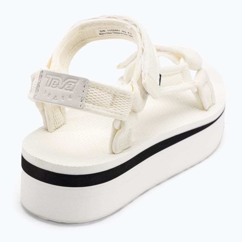 Sandale de drumeție pentru femei Teva Flatform Universal Mesh Print alb strălucitor