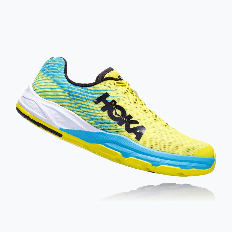 Încălțăminte de alergare pentru bărbați HOKA Evo Carbon Rocket citrus/cyan