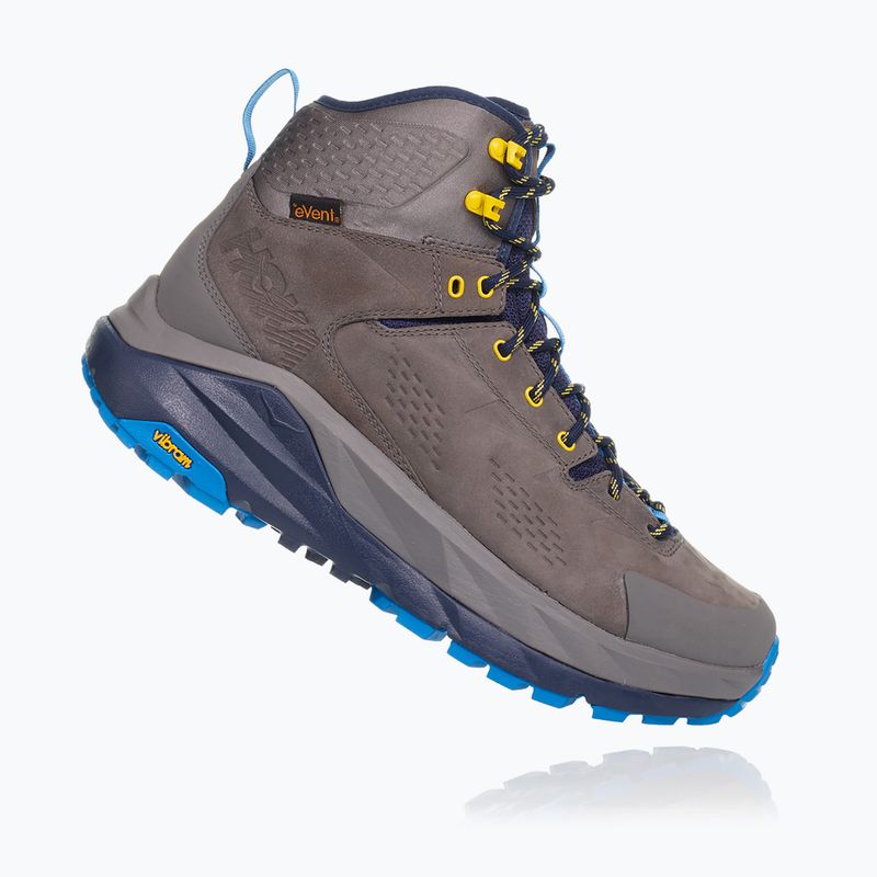Încălțăminte de trekking pentru bărbați HOKA Sky Kaha charcoal grey/blue 2