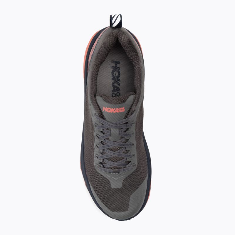 Pantofi de alergare pentru femei HOKA Challenger ATR 5 gri cărbune/fusion coral 6