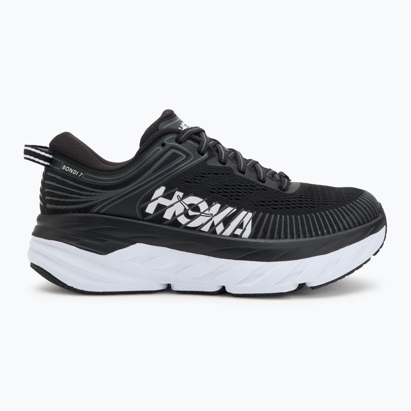 Încălțăminte de alergare pentru femei HOKA Bondi 7 black/white 2