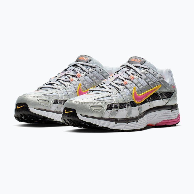 Încălțăminte pentru femei Nike P-6000 white/metallic platinum/laser fuchsia 2