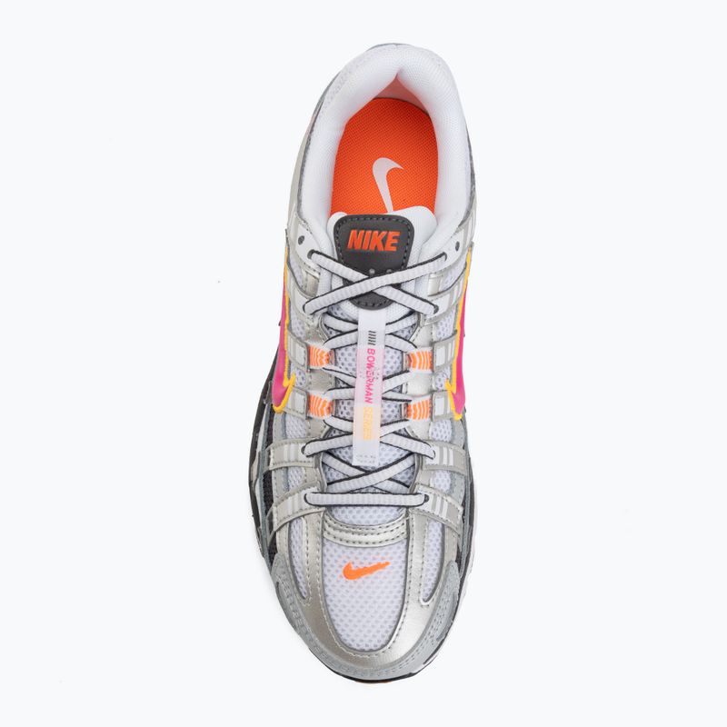 Încălțăminte pentru femei Nike P-6000 white/metallic platinum/laser fuchsia 5