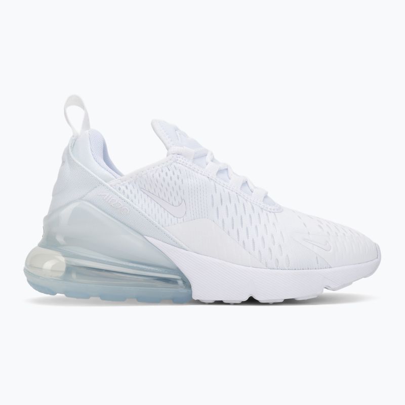 Încălțăminte pentru copii Nike Air Max 270 white/metallic silver/white 2