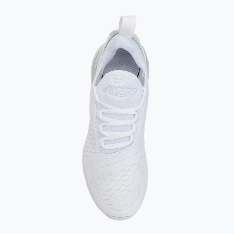 Încălțăminte pentru copii Nike Air Max 270 white/metallic silver/white 5