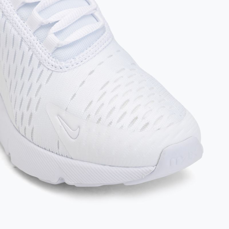 Încălțăminte pentru copii Nike Air Max 270 white/metallic silver/white 7