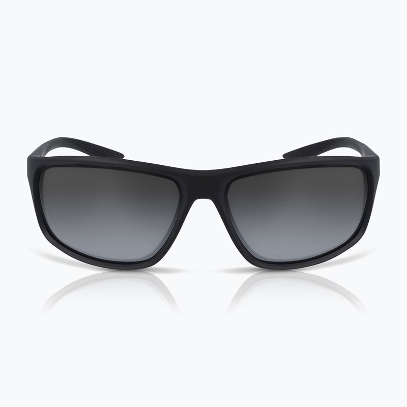 Ochelari de soare bărbați Nike Adrenaline negru mat/gri cu oglindă argintie pentru bărbați 6