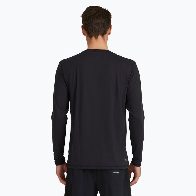 Longsleeve de înot pentru bărbați Quiksilver Solid Streak black 3