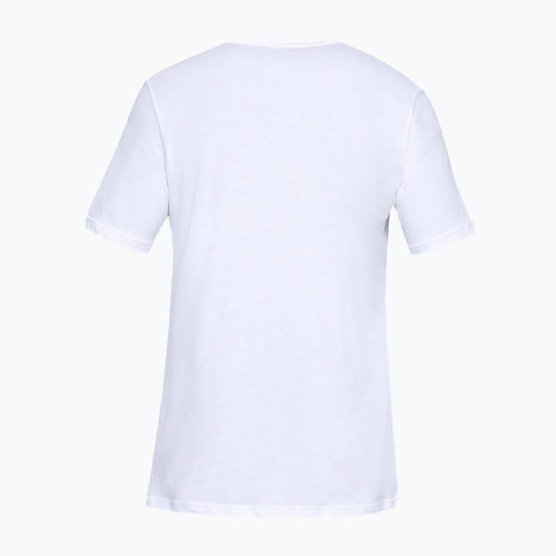 Under Armour Sportstyle Logo SS tricou de antrenament pentru bărbați alb 1329590 4