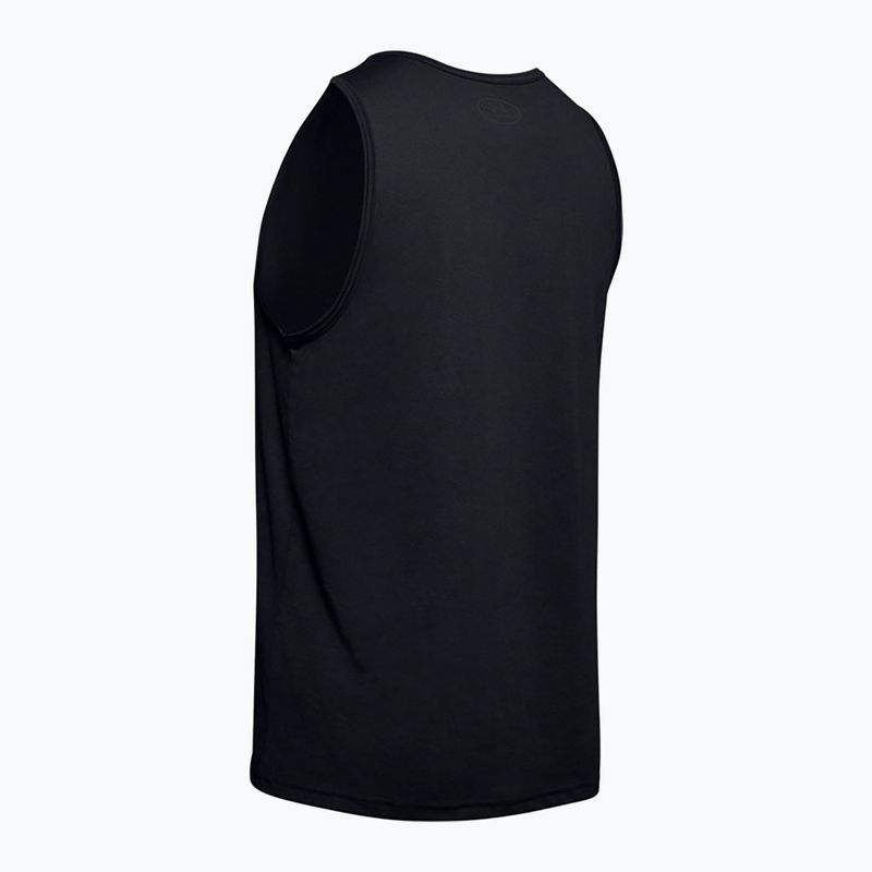 Maieu de antrenament pentru bărbați Under Armour Sportstyle Logo Tank negru 1329589 2