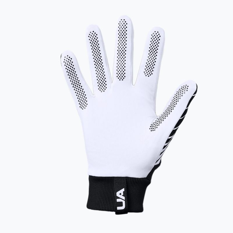 Under Armour Field Player'S 2.0 mănuși de fotbal pentru bărbați negru și alb 1328183-001 6