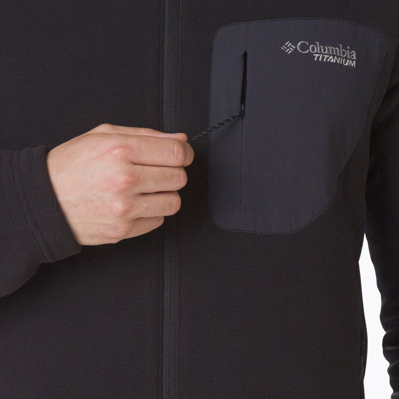 Columbia Titan Pass 2.0 II bărbați Fleece Sweatshirt negru 1866422 4