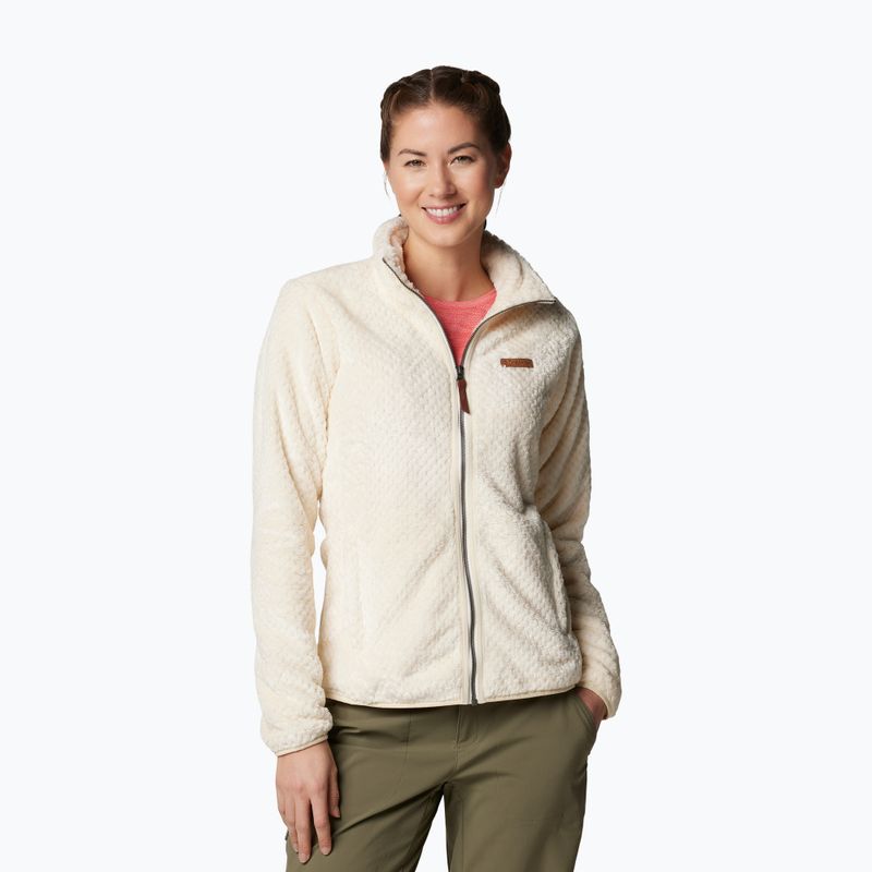 Bluză pentru femei Columbia Fire Side II Sherpa Full Zip chalk
