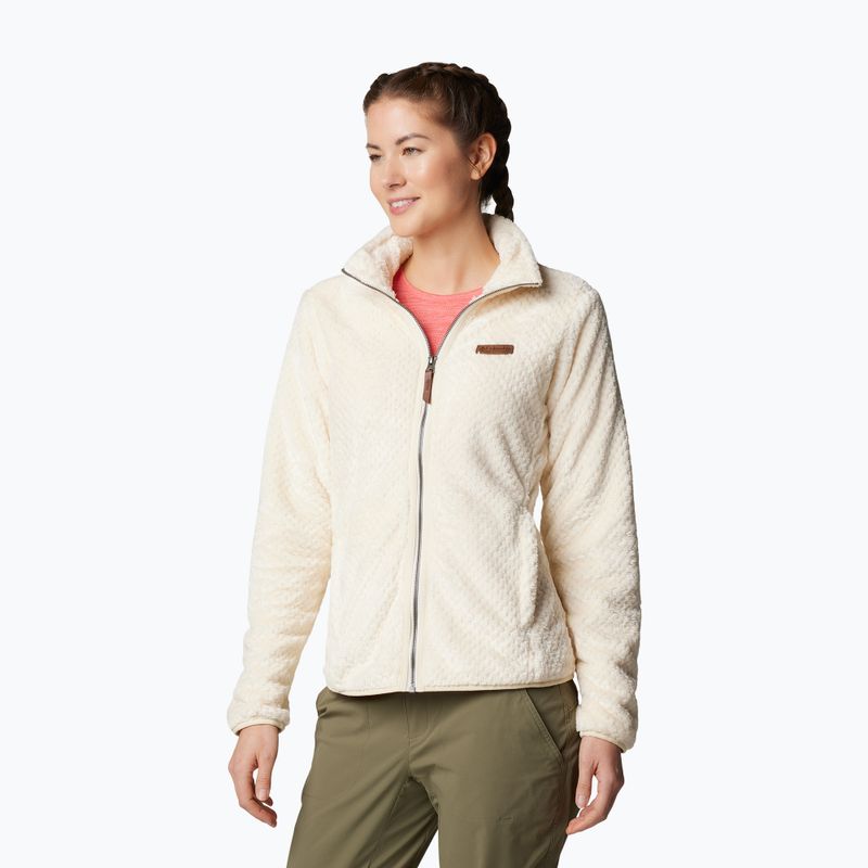 Bluză pentru femei Columbia Fire Side II Sherpa Full Zip chalk 4