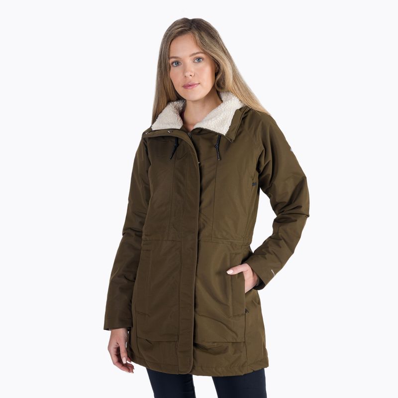 Columbia jachetă de puf South Canyon Sherpa Lined pentru femei verde 1859842