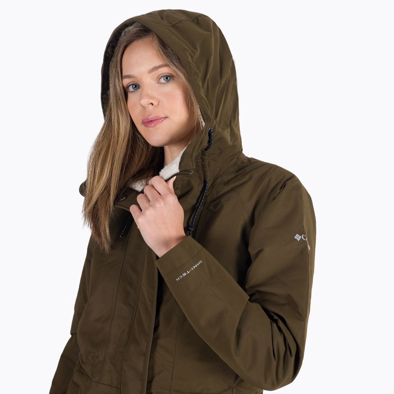 Columbia jachetă de puf South Canyon Sherpa Lined pentru femei verde 1859842 5