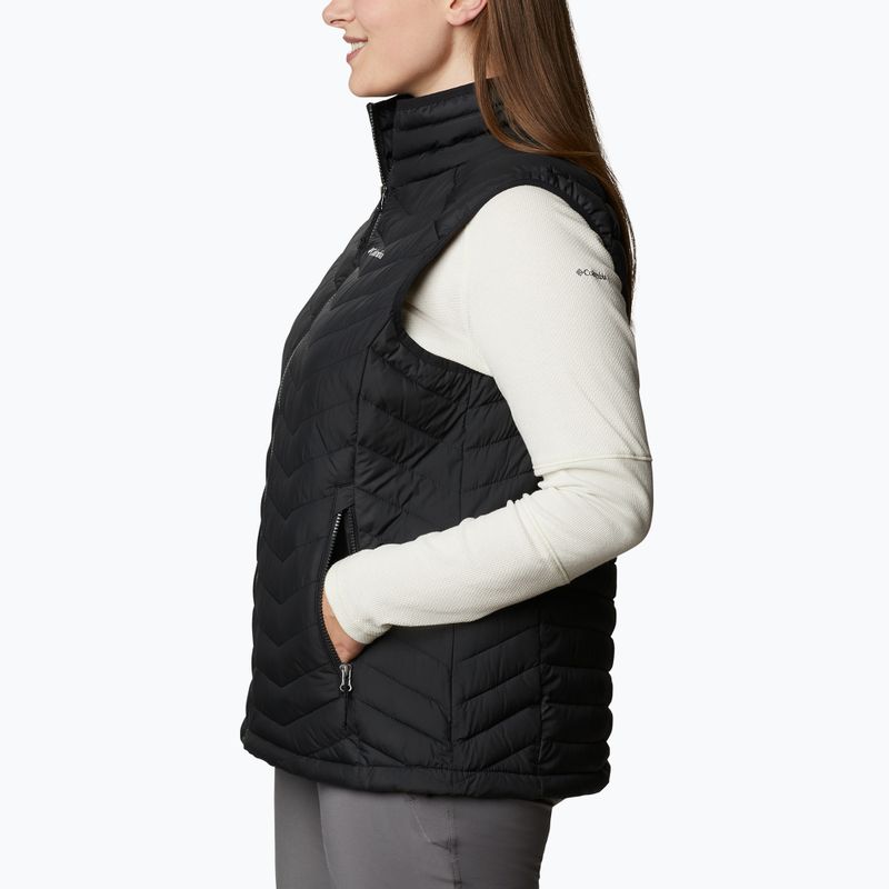Femeie trekking fără mâneci Columbia Powder Lite negru 2