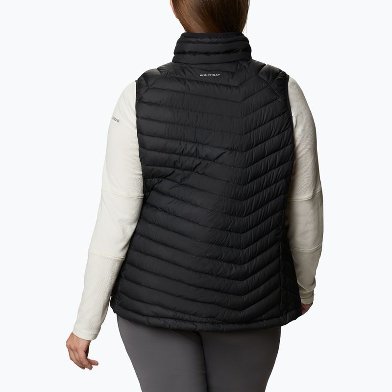 Femeie trekking fără mâneci Columbia Powder Lite negru 3