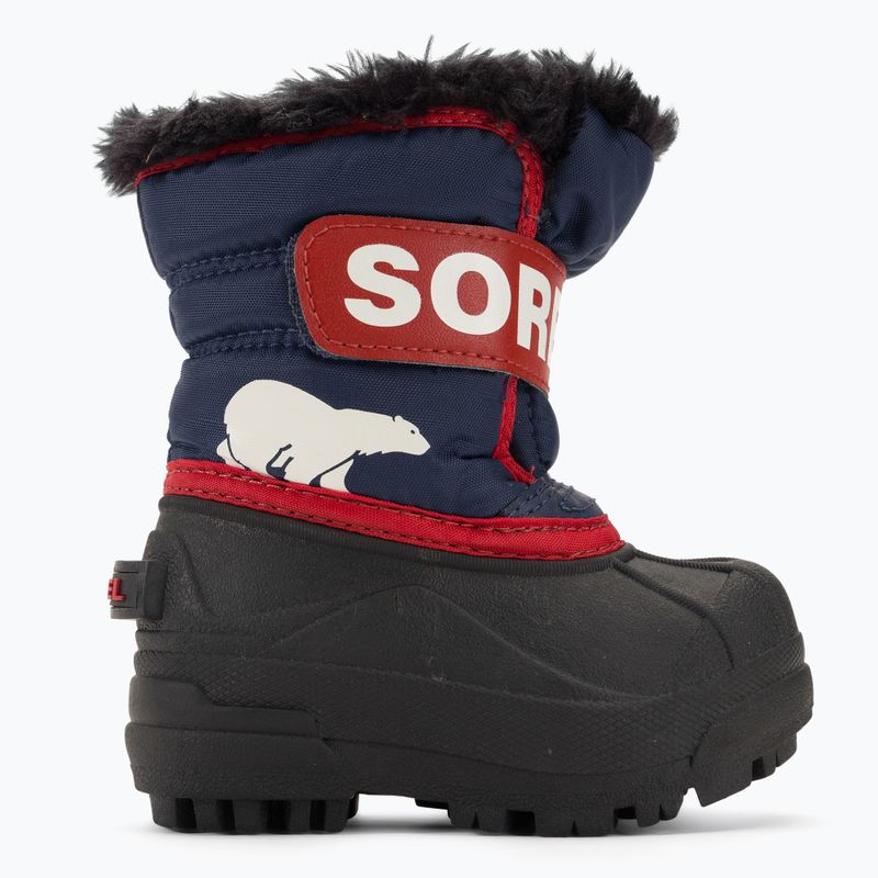 Ghete pentru copii Sorel Snow Commander nocturnal/sail red 2