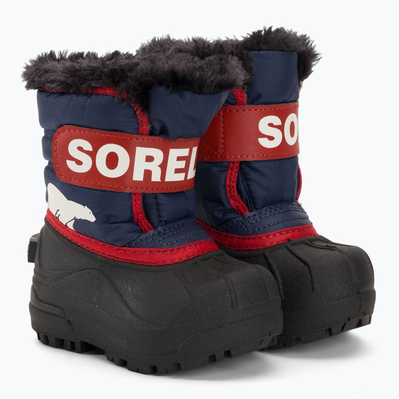 Ghete pentru copii Sorel Snow Commander nocturnal/sail red 4