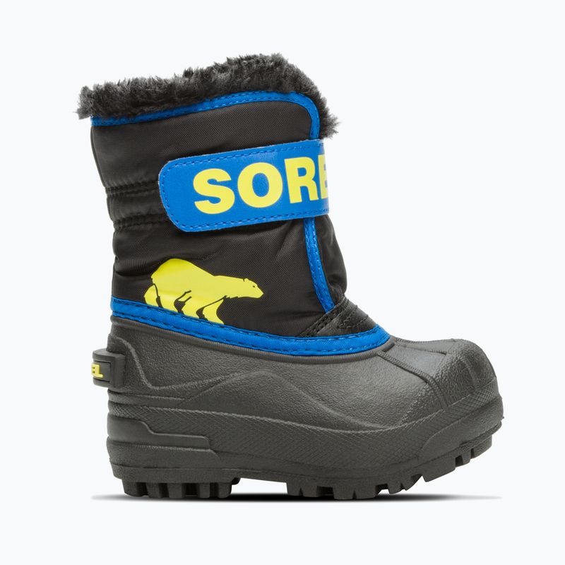 Ghete pentru copii Sorel Snow Commander black/super blue 7