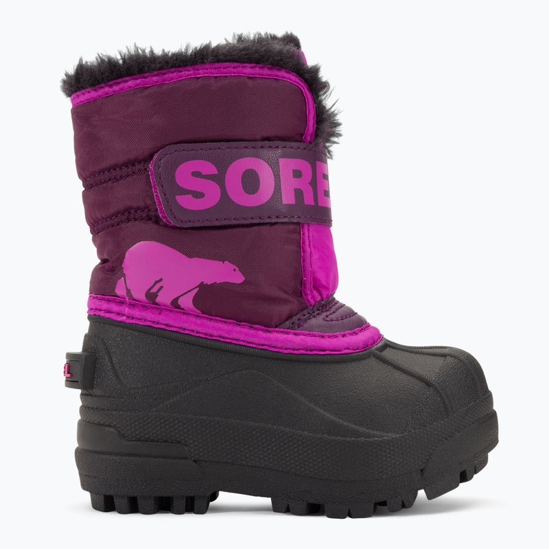 Ghete pentru copii Sorel Snow Commander purple dahlia/groovy pink 2