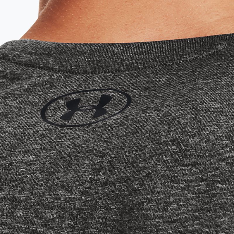 Tricou de antrenament pentru bărbați Under Armour Tech 2.0 carbon heather/negru pentru bărbați 3