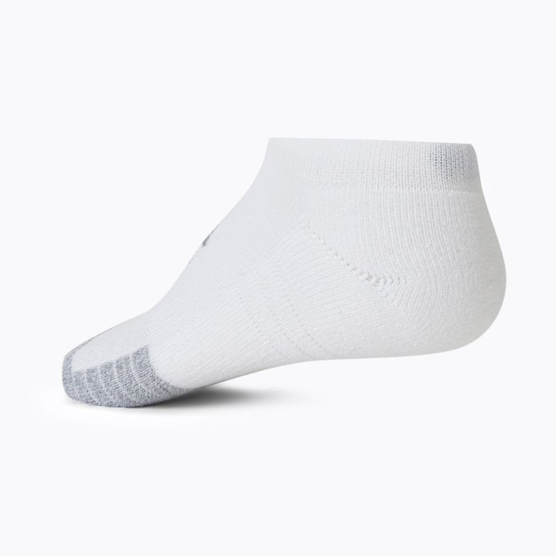 Under Armour Heatgear No Show șosete sport 3 perechi alb 1346755 3