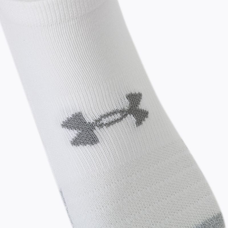 Under Armour Heatgear No Show șosete sport 3 perechi alb 1346755 4