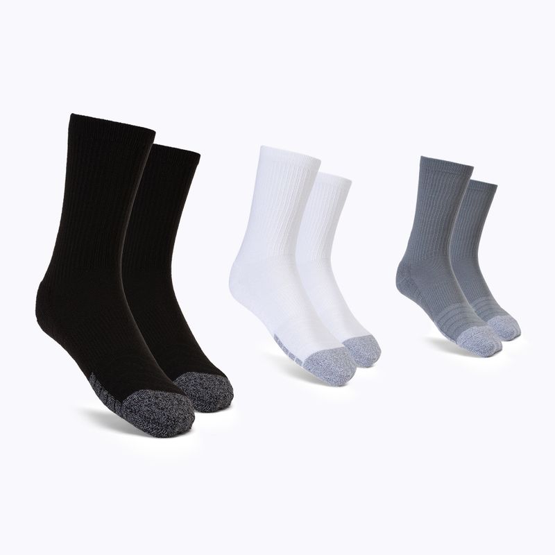 Under Armour Heatgear Crew șosete sport 3 perechi albastru marin 1346751