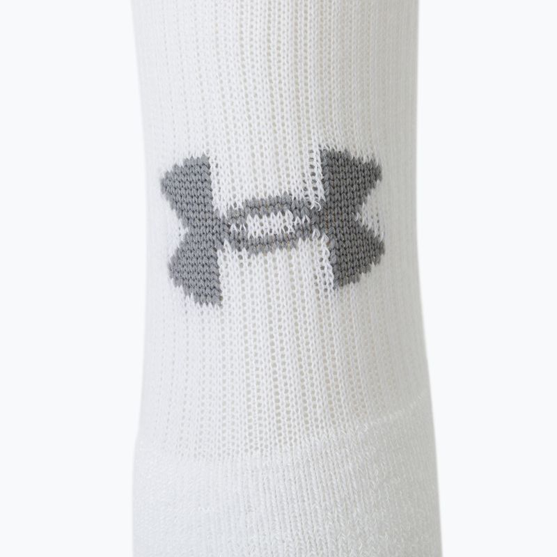 Under Armour Heatgear Crew șosete sport 3 perechi alb 1346751 4