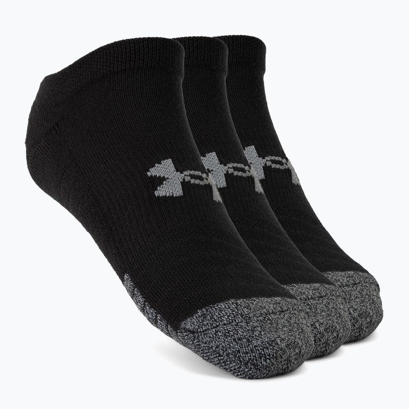 Under Armour Heatgear No Show șosete sport 3 perechi negru 1346755