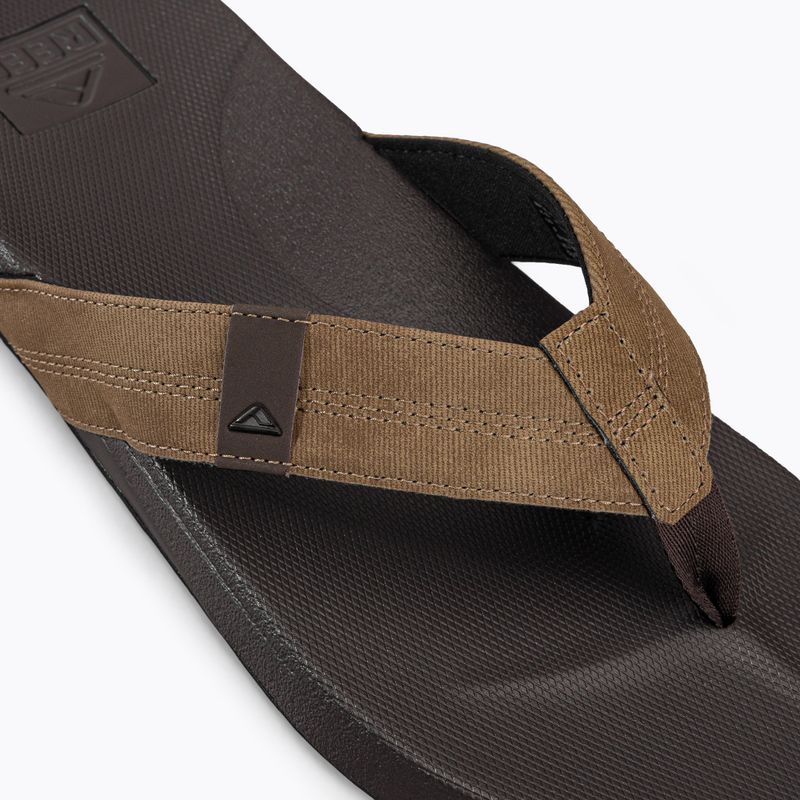 Papuci pentru bărbați REEF Cushion Phantom maro-negri RF0A3FDIBTN 7