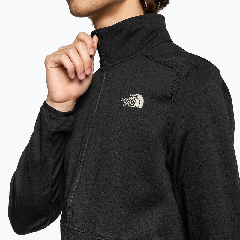 Bărbați The North Face Quest FZ FZ fleece sweatshirt negru NF0A3YG1JK31 4