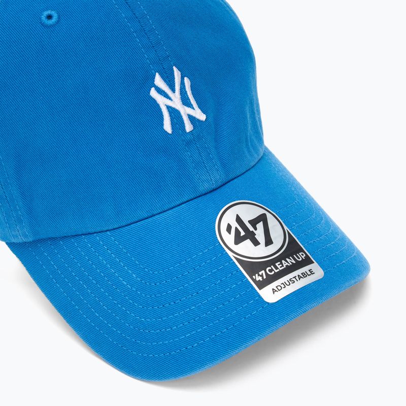 Șapcă 47 Brand MLB New York Yankees Base Runner CLEAN UP blue raz 3