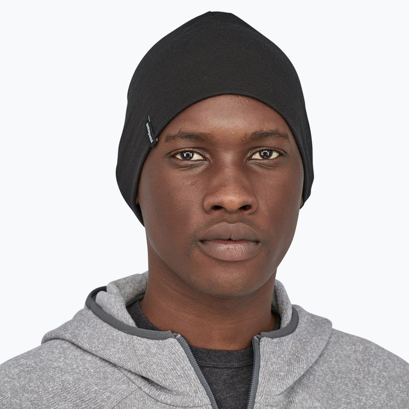 Căciulă Patagonia Overlook Merino Wool Liner Beanie black 2