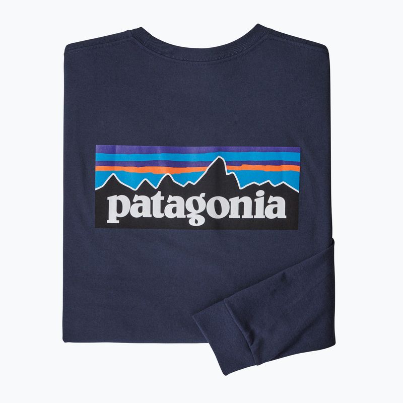 Longsleeve de trekking pentru bărbați Patagonia P-6 Logo Responsibili classic navy 6