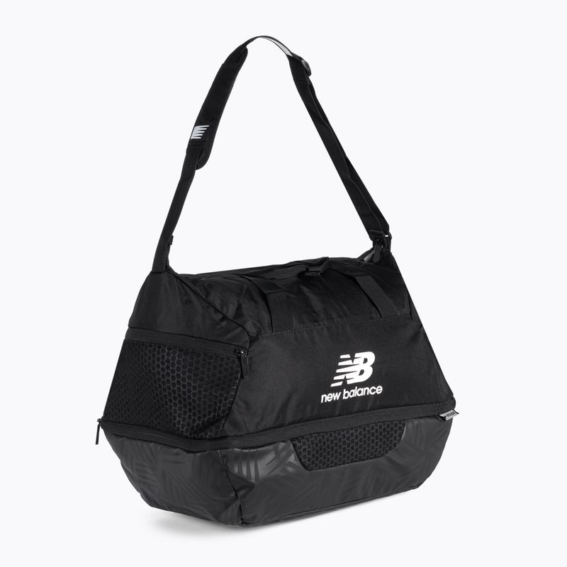 Geantă de antrenament New Balance Team Base Holdall negru-albă NBBG93909GBKW 2