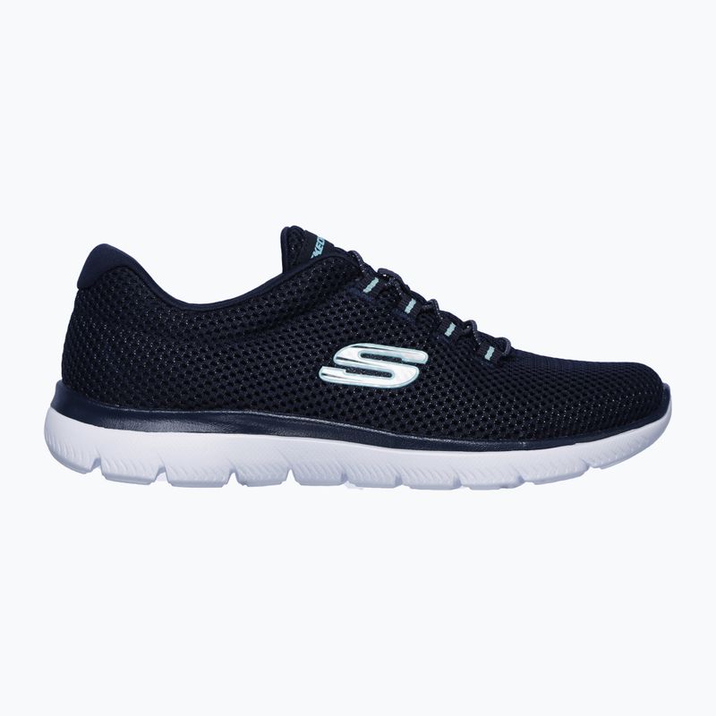 Pantofi de antrenament pentru femei SKECHERS Summits navy/albastru deschis