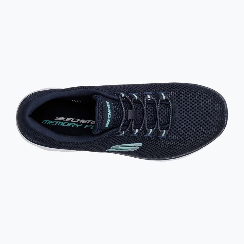 Pantofi de antrenament pentru femei SKECHERS Summits navy/albastru deschis