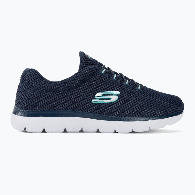 Pantofi de antrenament pentru femei SKECHERS Summits navy/albastru deschis 2