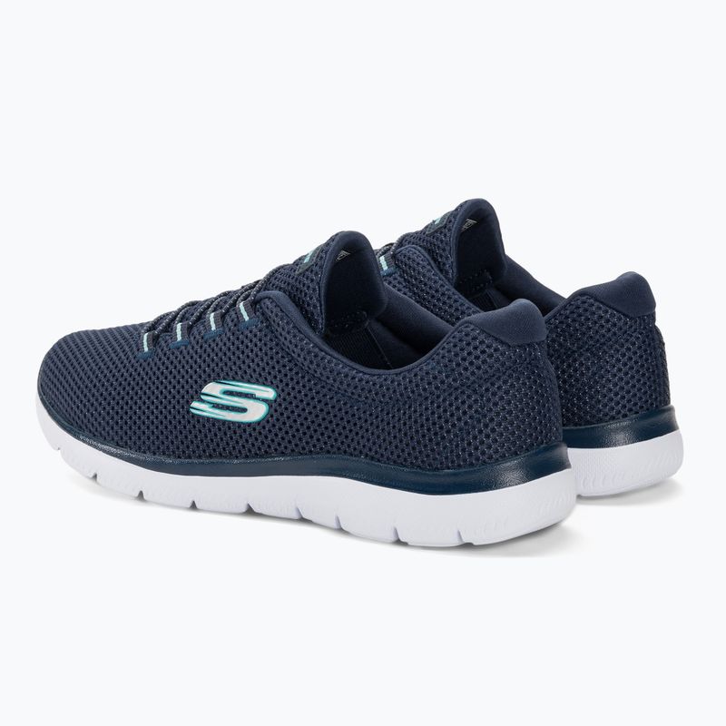 Pantofi de antrenament pentru femei SKECHERS Summits navy/albastru deschis