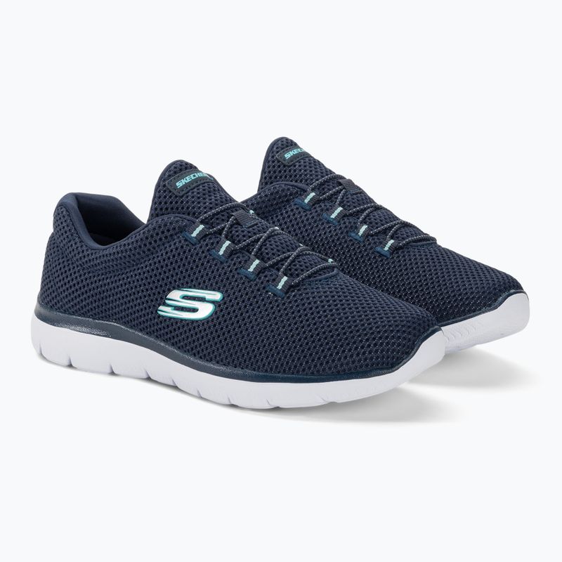 Pantofi de antrenament pentru femei SKECHERS Summits navy/albastru deschis