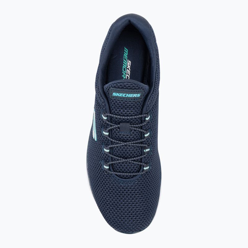 Pantofi de antrenament pentru femei SKECHERS Summits navy/albastru deschis