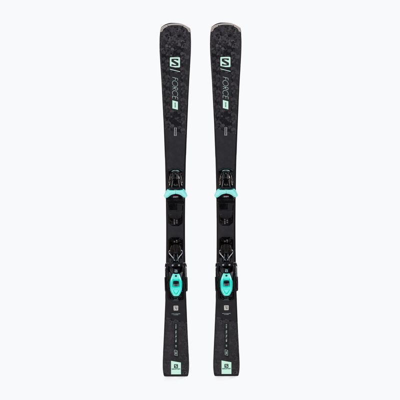 Schiuri de coborâre pentru femei  Salomon S/Force W 7 + M10 GW negre L41135600/L4113250010