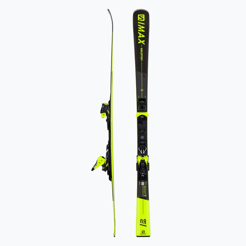 Schiuri de coborâre pentru bărbați Salomon S/Max 8 gri + M11 GW L41134400/L411113200010 2