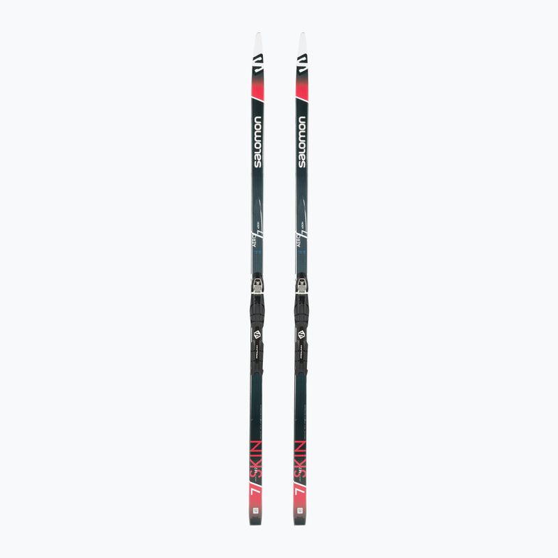Salomon Aero 7 Eskin + Prolink Access schi fond negru/roșu L412131PM