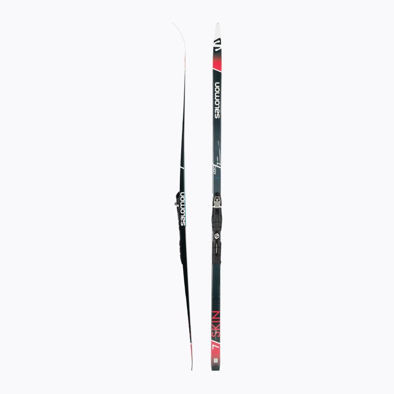 Salomon Aero 7 Eskin + Prolink Access schi fond negru/roșu L412131PM 2